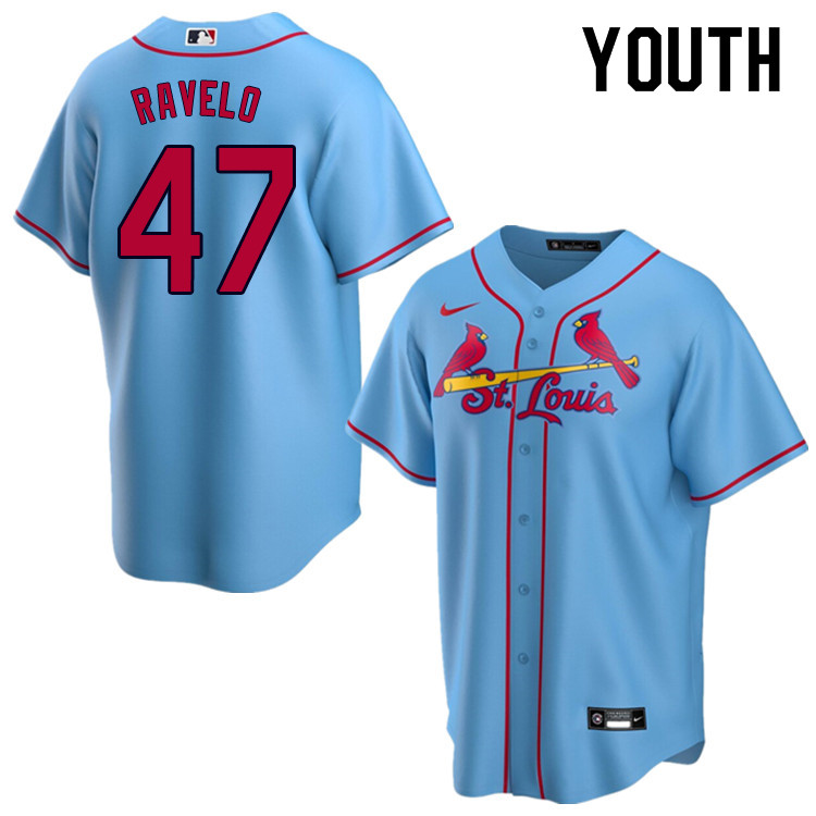 Nike Youth #47 Rangel Ravelo St.Louis Cardinals Baseball Jerseys Sale-Blue